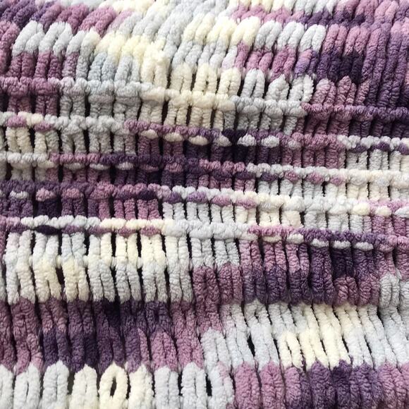 Handmade Ombre Knit Blanket Throw - Picture 13 of 16